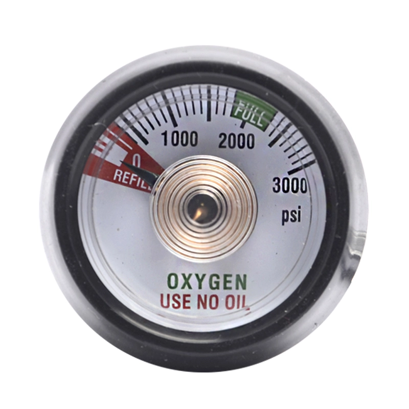 အောက်ဆီဂျင်အတွက် Beryllium Tube Pressure Gauge