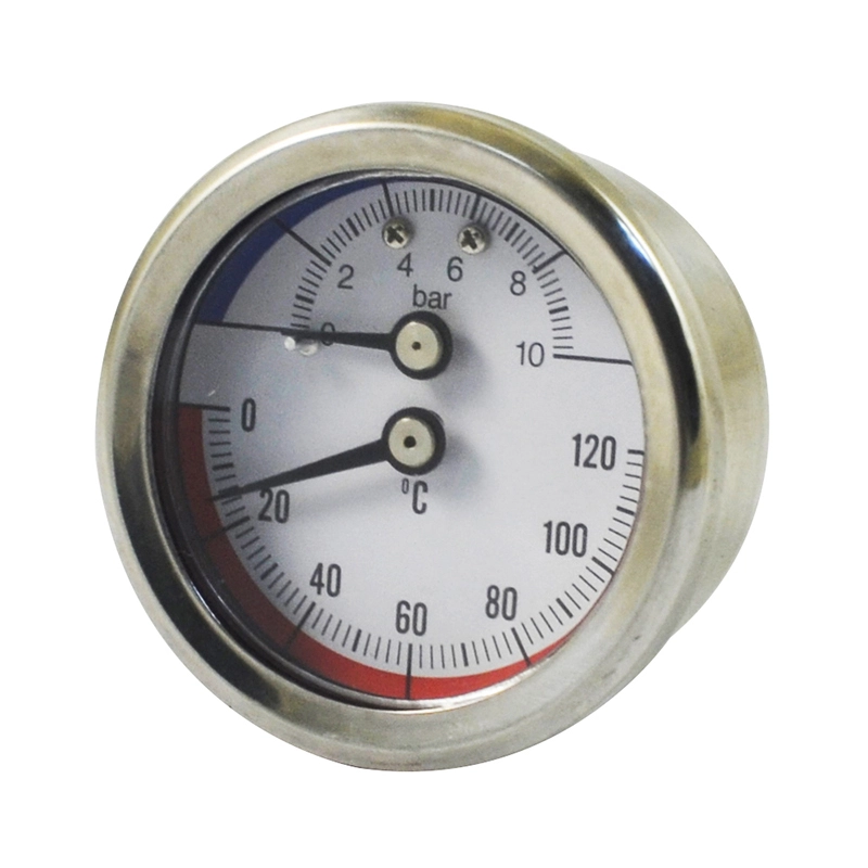 Liquid Filled Bimetal Thermo-manometer